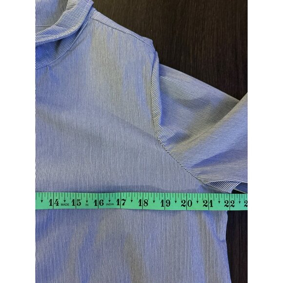 Habitat Clothes To Live In Blue & White Striped Button Shirt/Jacket Size M - Picture 7 of 7